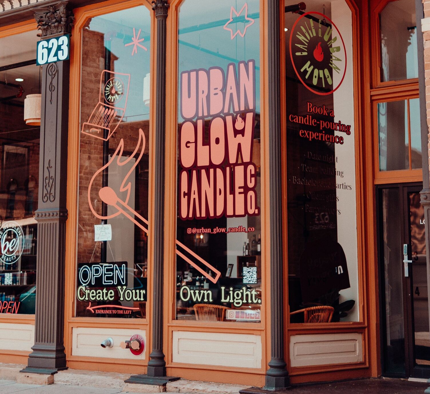 Urban Glow Candle Co building